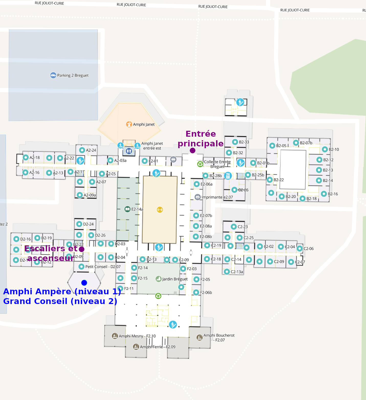 Breguet building map (French)